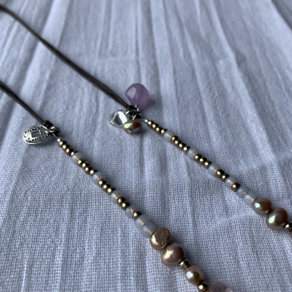 Silpada Field of Lavender Amethyst Sterling 925 Long Necklace - Picture 5 of 8